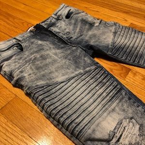 White Tag Moto Inspired Jeans